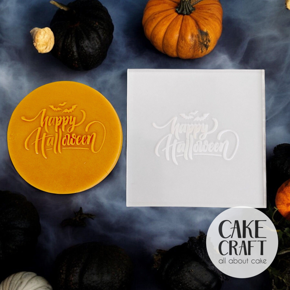 Σφραγίδες Halloween - Σφραγίδα Ζαχαρόπαστας Happy Halloween