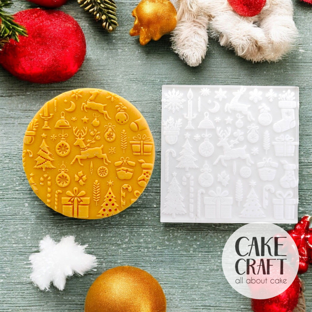 Σφραγίδες Χριστουγεννιάτικες - Σφραγίδα Ζαχαρόπαστας Μοτίβο Χριστουγεννιάτικο v2