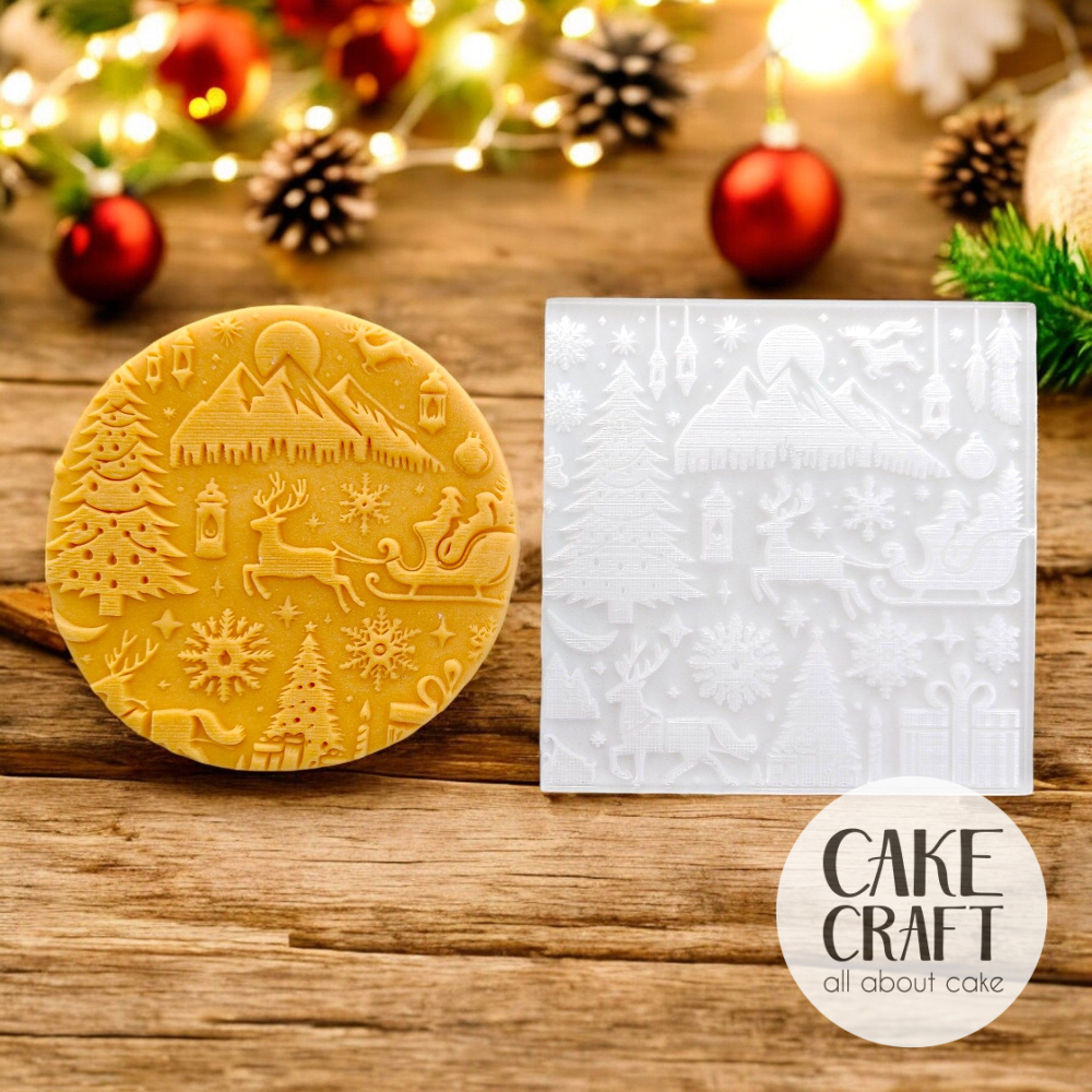 Σφραγίδες Χριστουγεννιάτικες - Σφραγίδα Ζαχαρόπαστας Μοτίβο Χριστουγεννιάτικο v3