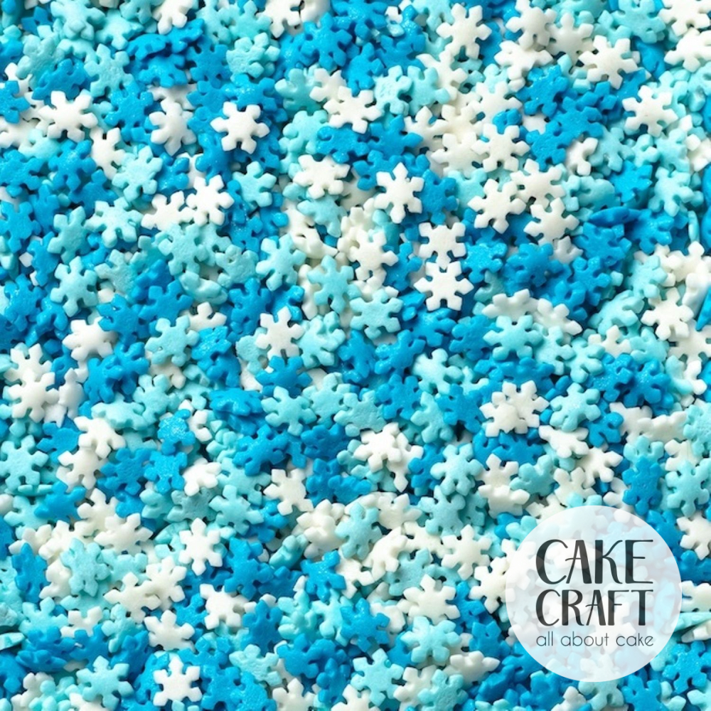 Sprinkles - SugarCraft Sprinkles Snowflakes Mix v2 90gr