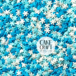Sprinkles - SugarCraft Sprinkles Snowflakes Mix v2 90gr
