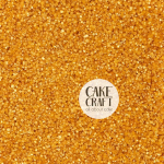 Χρωματιστή Ζάχαρη / Candy Floss - SugarCraft Sprinkles Κρυσταλλική Ζάχαρη Χρυσή 90gr