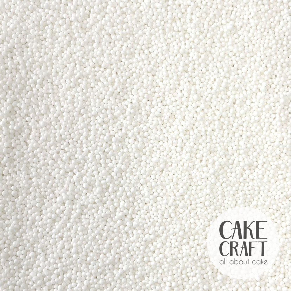 Κας-Κας / Τρούφες - SugarCraft Sprinkles Κας-κας Λευκό 90gr