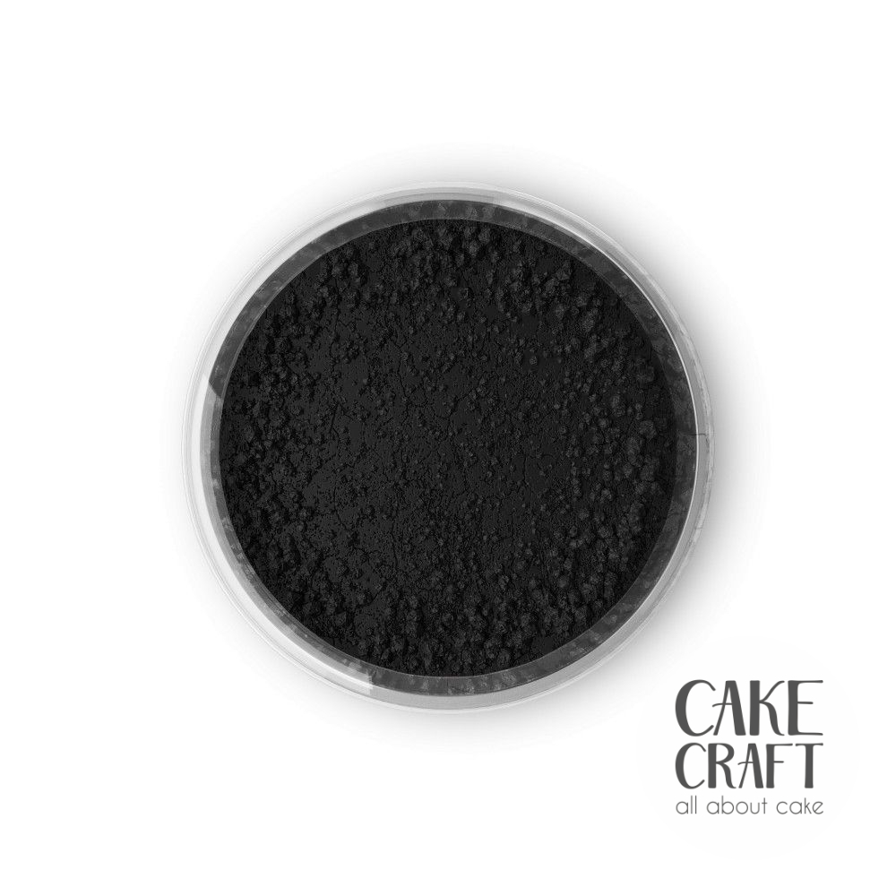 Χρώματα Σκόνης - Λιποδιαλυτό Χρώμα Ζαχαροπλαστικής σε σκόνη SugarCraft - Black / Μαύρο 10ml