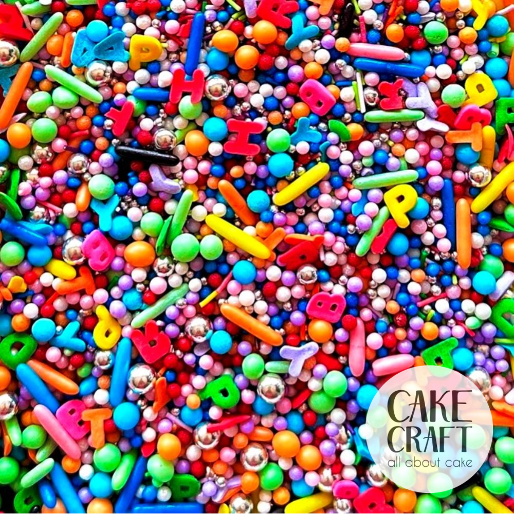 Sprinkles - SugarCraft Sprinkles Happy Pencil 90gr