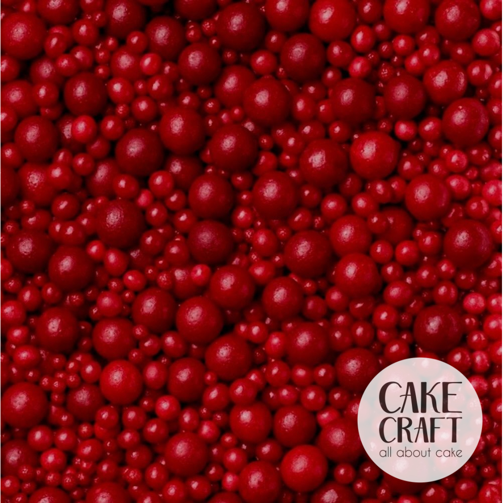 Πέρλες - SugarCraft Πέρλες Μπορντώ 3,5,7,10χιλ 90gr