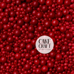 Πέρλες - SugarCraft Πέρλες Μπορντώ 3,5,7,10χιλ 90gr