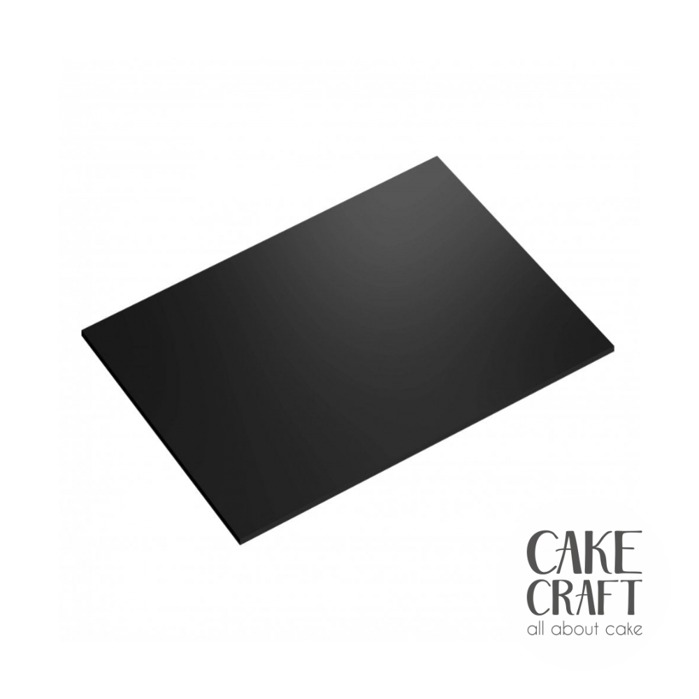 Δίσκοι τούρτας 3mm - Δίσκος τούρτας παραλληλόγραμμος μαύρος Πάχος 3mm. 30x40εκ.