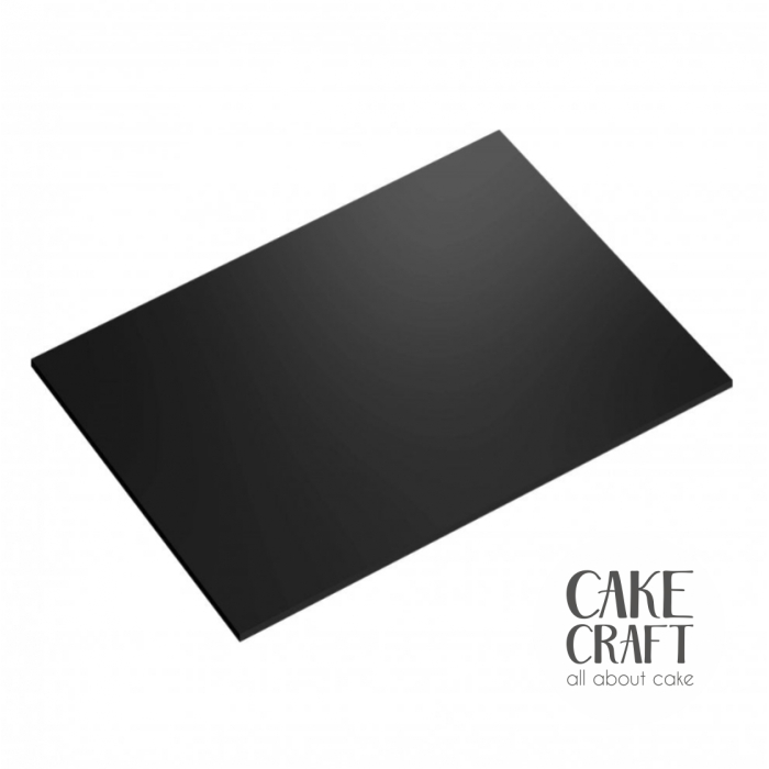 Δίσκοι τούρτας 3mm - Δίσκος παραλληλόγραμμος μαύρος πάχος 3mm / 10 κιλά