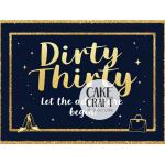 Βρώσιμα Σχέδια Γενεθλίων - Βρώσιμο Σχέδιο 30th birthday dirty v1