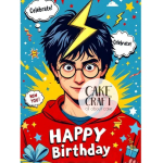 Βρώσιμα Σχέδια Γενεθλίων - Βρώσιμο Σχέδιο harry potter v1