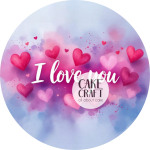 Βρώσιμα Σχέδια Γάμου / Βαλεντίνου - Βρώσιμο Σχέδιο i love you v2