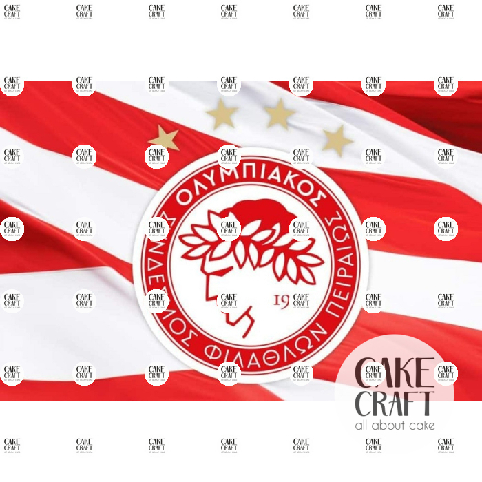 Βρώσιμα Σχέδια Γενεθλίων - Βρώσιμο Σχέδιο olympiakos v2