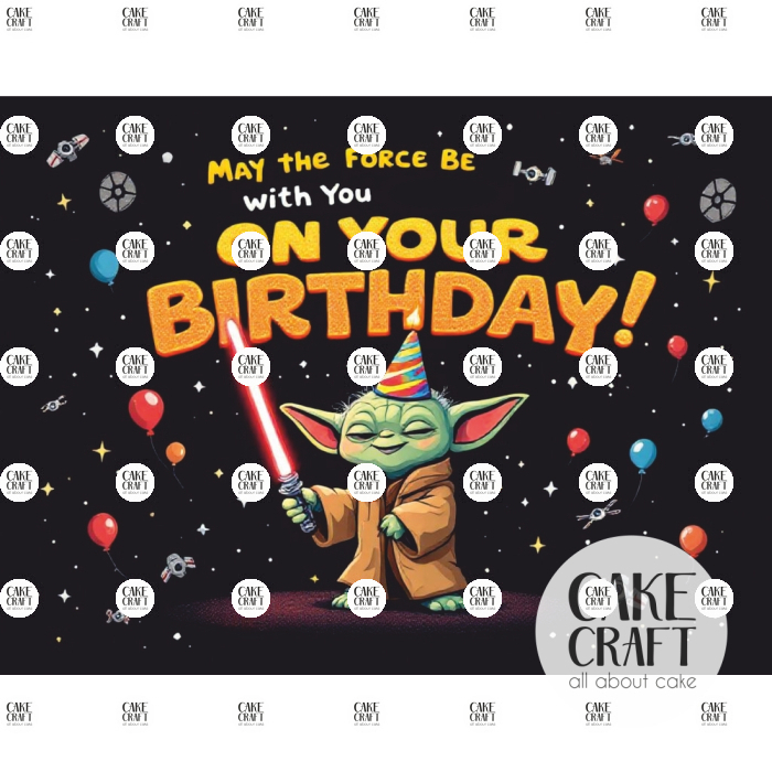 Βρώσιμα Σχέδια Γενεθλίων - Βρώσιμο Σχέδιο star wars v1