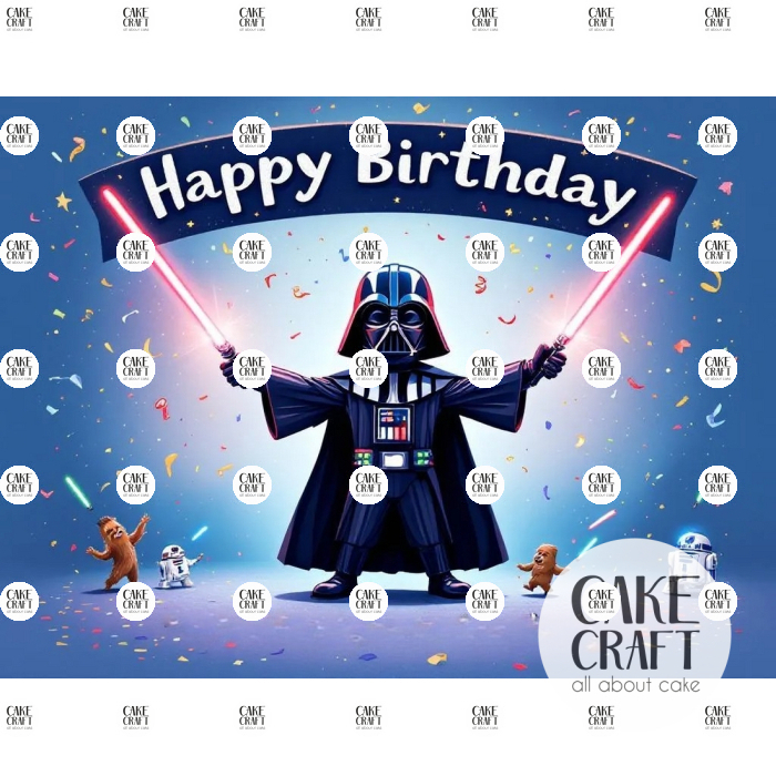Βρώσιμα Σχέδια Γενεθλίων - Βρώσιμο Σχέδιο star wars v4