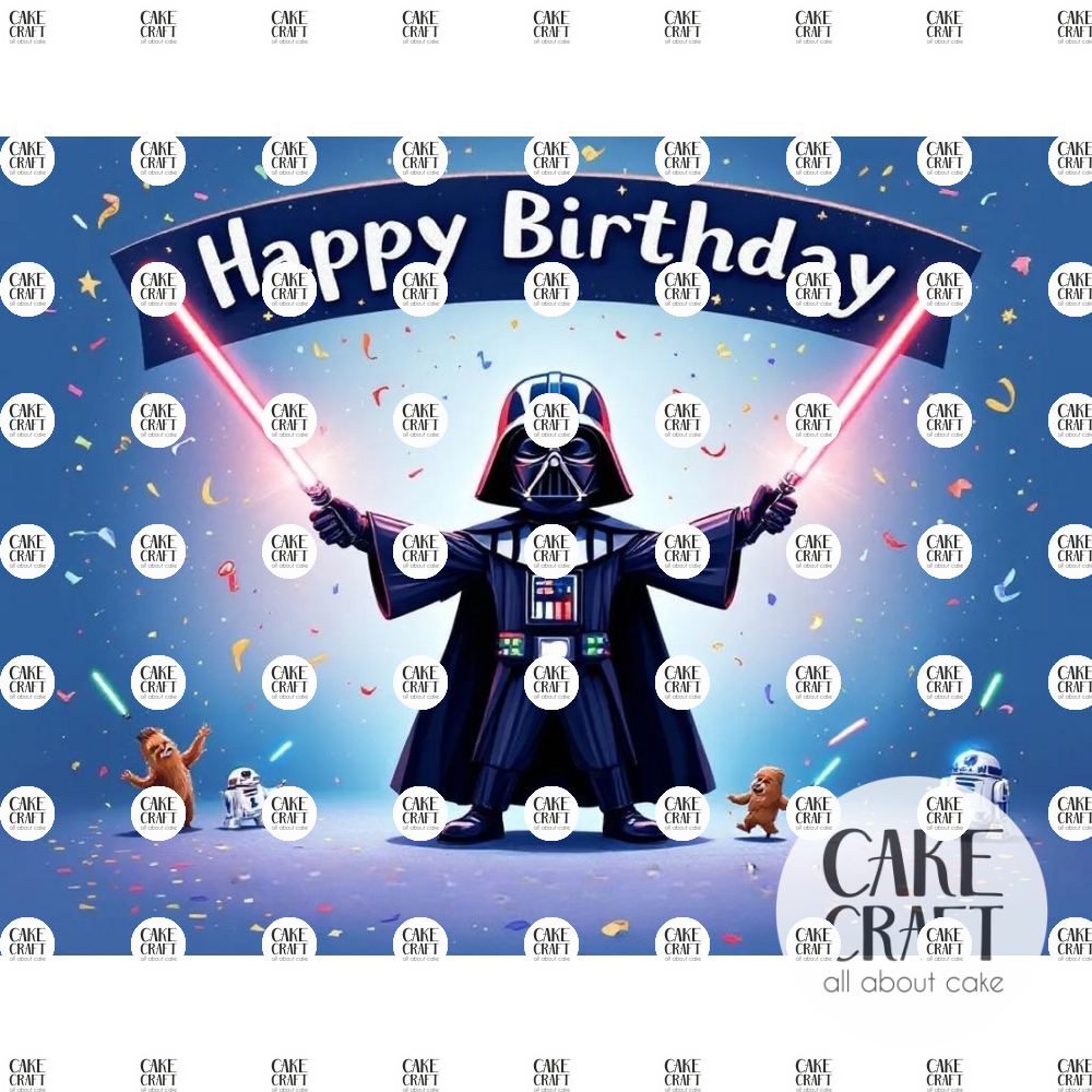 Βρώσιμα Σχέδια Γενεθλίων - Βρώσιμο Σχέδιο star wars v4