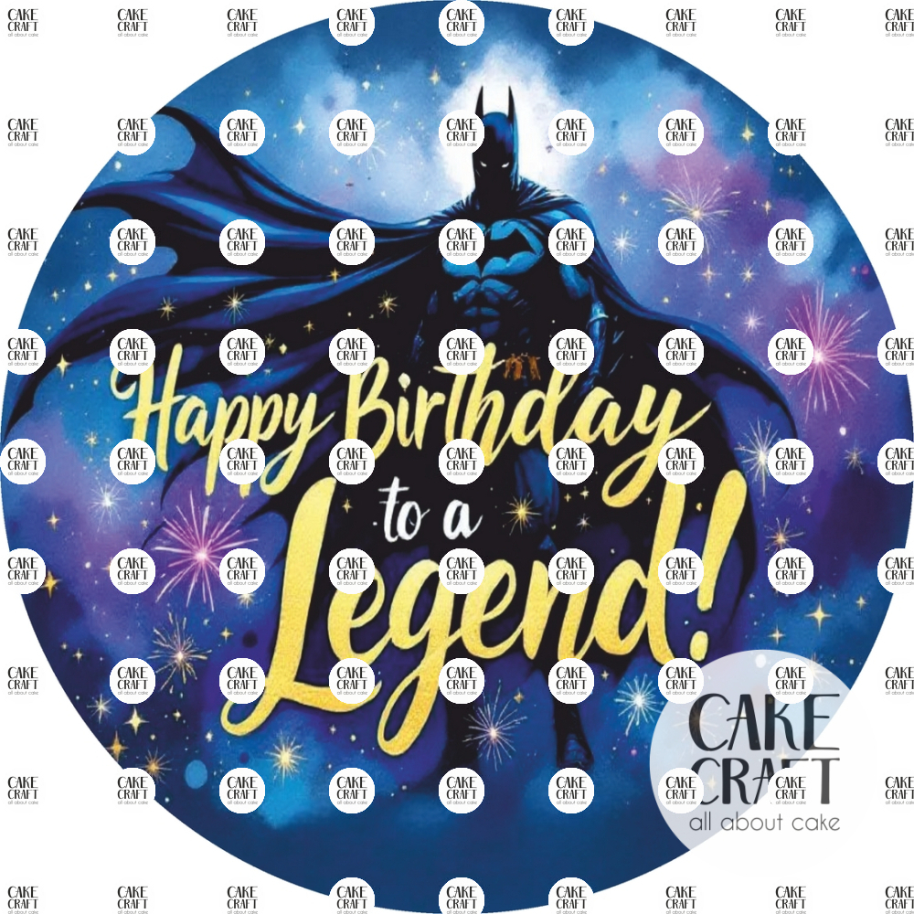 Βρώσιμα Σχέδια Γενεθλίων - Βρώσιμο Σχέδιο batman v3