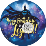 Βρώσιμα Σχέδια Γενεθλίων - Βρώσιμο Σχέδιο batman v3