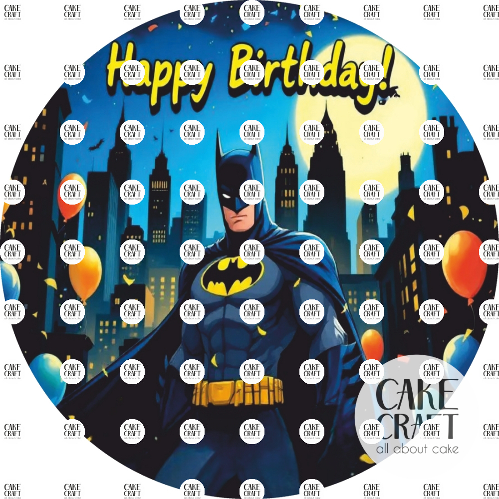 Βρώσιμα Σχέδια Γενεθλίων - Βρώσιμο Σχέδιο batman v5