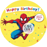 Βρώσιμα Σχέδια Γενεθλίων - Βρώσιμο Σχέδιο spiderman v1