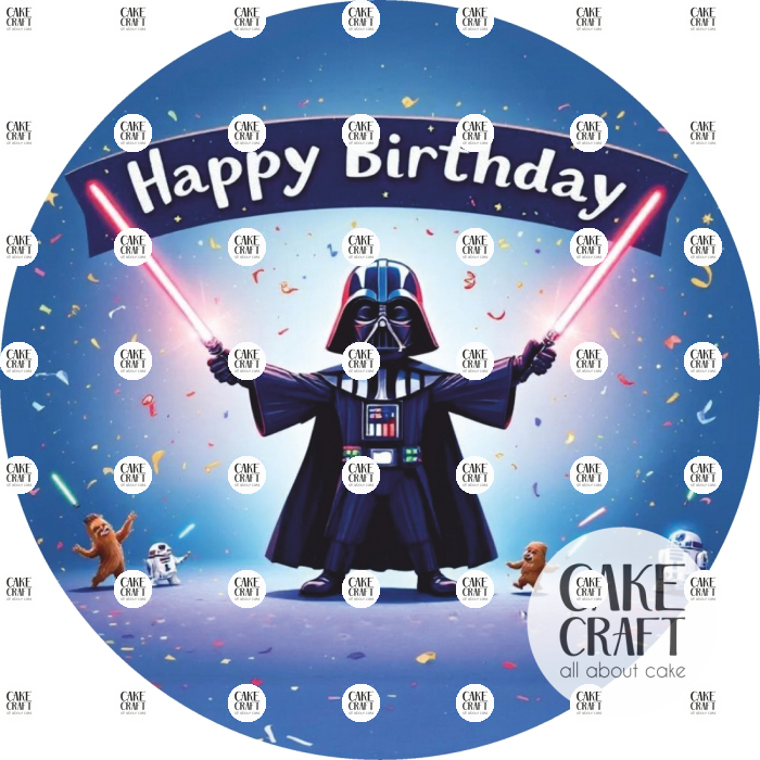 Βρώσιμα Σχέδια Γενεθλίων - Βρώσιμο Σχέδιο star wars v5