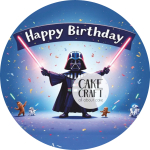 Βρώσιμα Σχέδια Γενεθλίων - Βρώσιμο Σχέδιο star wars v5