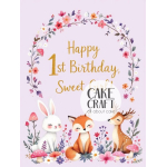 Βρώσιμα Σχέδια Baby - Βρώσιμο Σχέδιο first birthday sweet girl v1