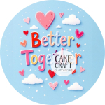 Βρώσιμα Σχέδια Γάμου / Βαλεντίνου - Βρώσιμο Σχέδιο Better Together v2