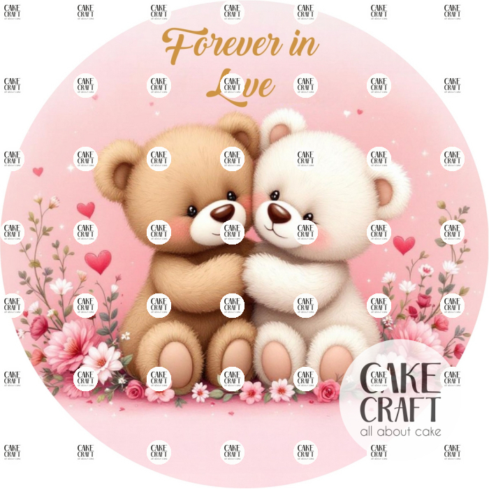 Βρώσιμα Σχέδια Γάμου / Βαλεντίνου - Βρώσιμο Σχέδιο Forever in love