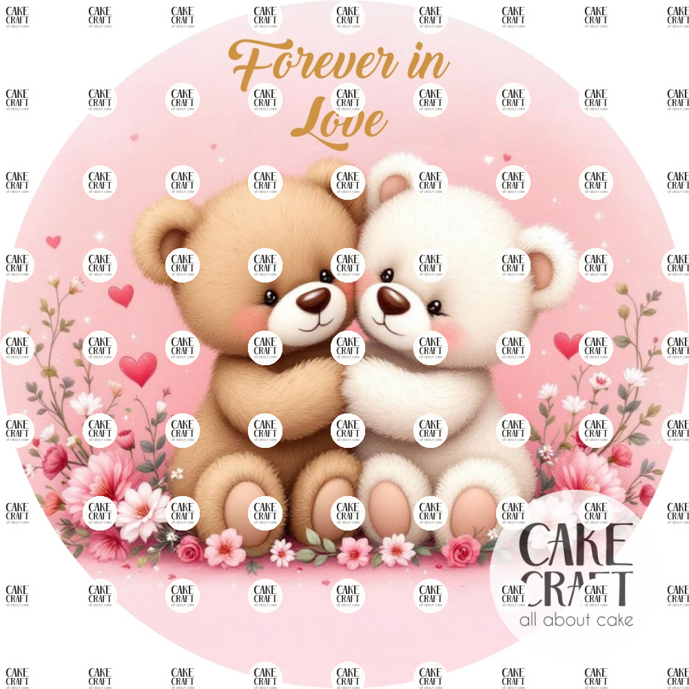 Βρώσιμα Σχέδια Γάμου / Βαλεντίνου - Βρώσιμο Σχέδιο Forever in love