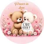 Βρώσιμα Σχέδια Γάμου / Βαλεντίνου - Βρώσιμο Σχέδιο Forever in love