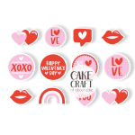 Βρώσιμη Εκτύπωση - Βρώσιμα σχέδια Valentine Mix v2 - 15τμχ