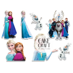Βρώσιμη Εκτύπωση - Βρώσιμα σχέδια Frozen 7τμχ