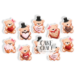 Βρώσιμη Εκτύπωση - Βρώσιμα σχέδια Valentine Forever friends Mix v3 - 10τμχ