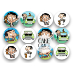 Βρώσιμη Εκτύπωση - Βρώσιμα σχέδια Mr.Bean - 12τμχ