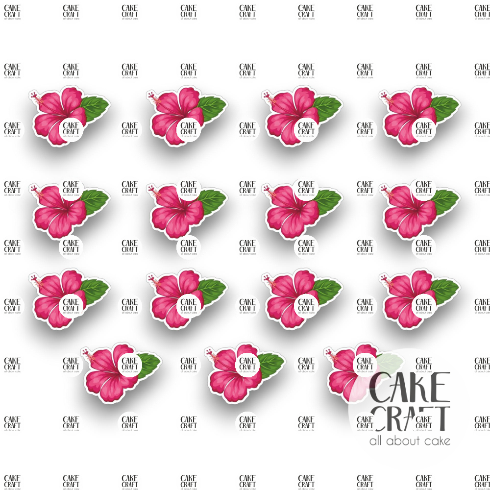 Βρώσιμη Εκτύπωση - Βρώσιμα σχέδια Exotic Flowers - 15τμχ