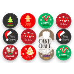 Βρώσιμη Εκτύπωση - Βρώσιμα σχέδια Christmas v3 - 12τμχ