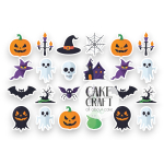 Βρώσιμη Εκτύπωση - Βρώσιμα σχέδια Halloween v4 - 24τμχ