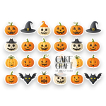 Βρώσιμη Εκτύπωση - Βρώσιμα σχέδια Halloween v1 - 24τμχ