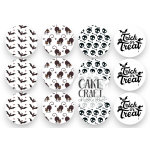 Βρώσιμη Εκτύπωση - Βρώσιμα σχέδια halloween 6cm - 12τμχ