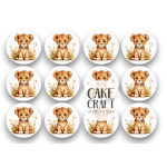 Βρώσιμη Εκτύπωση - Βρώσιμα σχέδια Λιονταράκι - 12τμχ