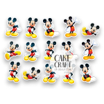 Βρώσιμη Εκτύπωση - Βρώσιμα σχέδια Mickey - 15τμχ