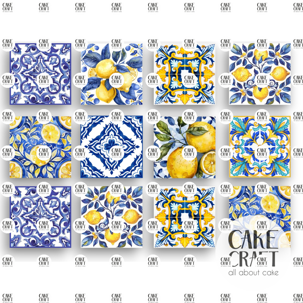 Βρώσιμα Κομμένα Σχέδια - Βρώσιμα σχέδια Mediterranean set - 12τμχ