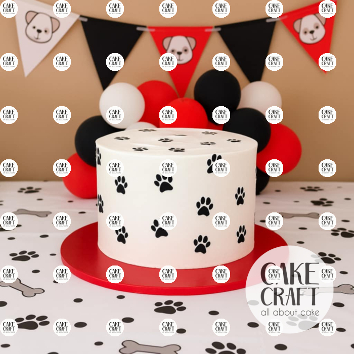 Βρώσιμα Κομμένα Σχέδια - Βρώσιμα σχέδια Πατουσάκια Ζωάκια - 52τμχ