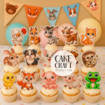 Βρώσιμα Κομμένα Σχέδια - Βρώσιμα σχέδια Ζωάκια - 15τμχ