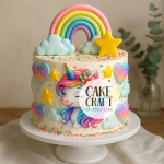 Βρώσιμα Κομμένα Σχέδια - Βρώσιμα σχέδια Μονόκερος και Ουράνιο τόξο σετ - 21τμχ