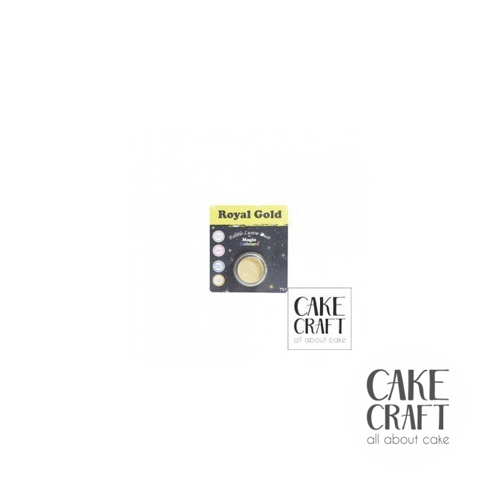 Χρώματα Σκόνης Περλέ - Χρώμα Φινιρίσματος σε σκόνη της Magic Colours - Βασιλικό Χρυσό 7ml (Royal Gold)