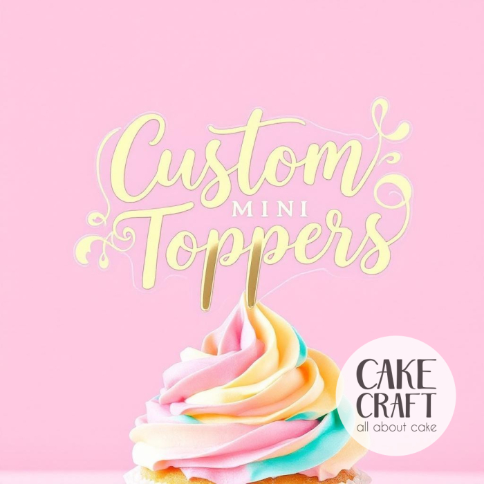 Custom Toppers - Custom Mini Topper 12τμχ