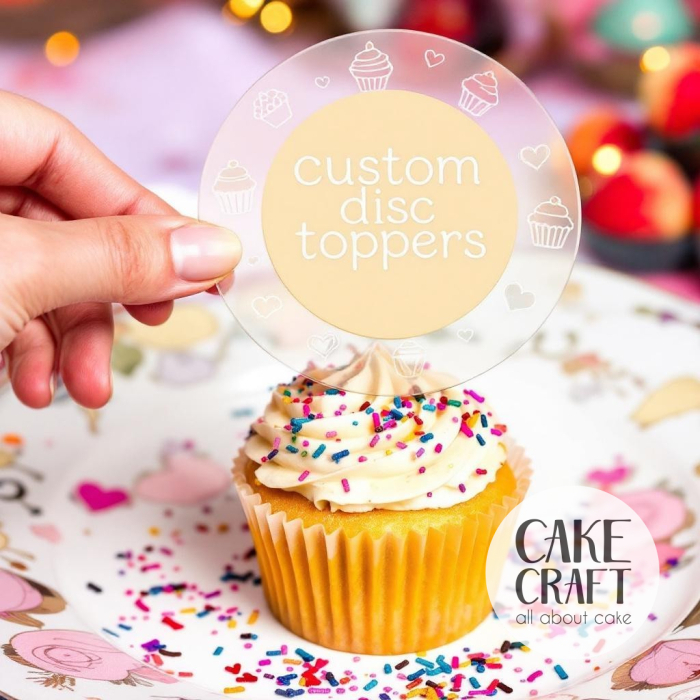 Custom Toppers - Custom Disc Toppers 12 τμχ