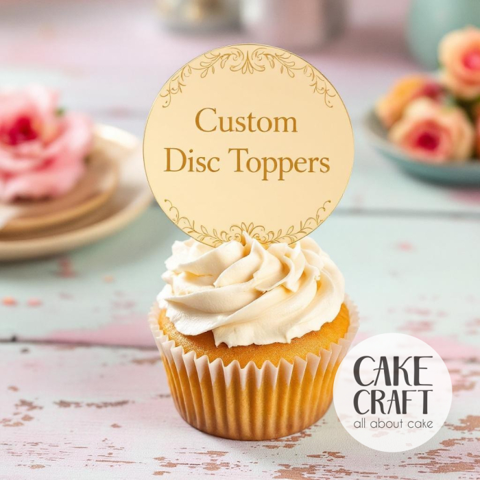 Custom Toppers - Custom Disc Toppers 12 τμχ